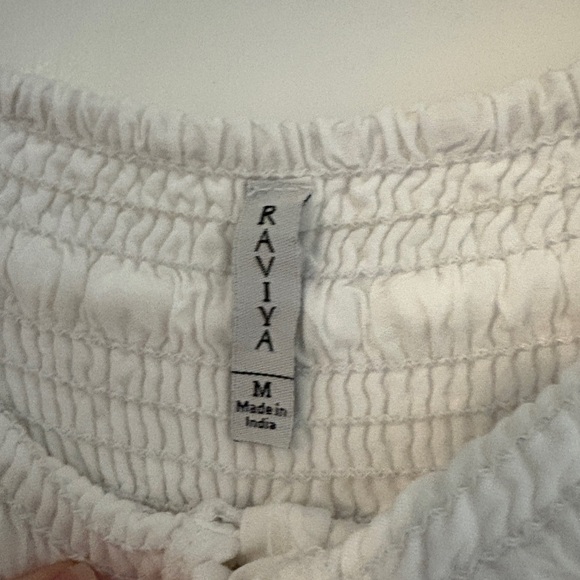 Raviya White Smocked Midi Skirt size M - Picture 5 of 5